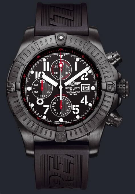 men in black breitling chronograph|Breitling Super Avenger .